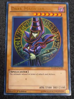 Dark Magician - YGLD-ENC09 - Ultra Rare - 1st Edition - MP - Image 1