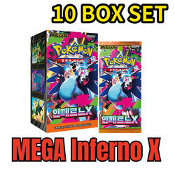 Pokemon Card MEGA Inferno X Booster Box M2 10Box Sealed Korean Ver. - Image 1