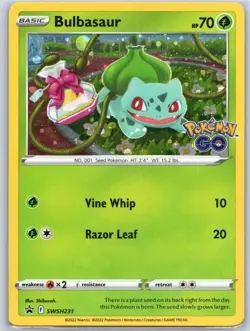 Bulbasaur SWSH231 Near Mint SWSH: Sword & Shield Promo Cards Pokemon Shipnow - Image 1