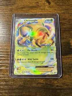 Pokemon TCG Chesnaught EX 180 HP XY18 XY Promo Holo Basic Stage Card - Image 1