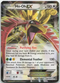 Ho-Oh EX 92/122 XY - BREAKpoint Pokemon Card NM - Image 1