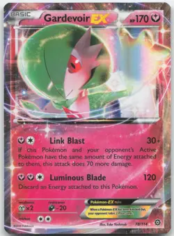 Gardevoir EX 78/114 XY - Steam Siege Pokemon Card NM - Image 1