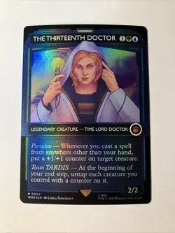 The Thirteenth Doctor Showcase FOIL MTG Dr. Who Mythic 564 NM - Image 1