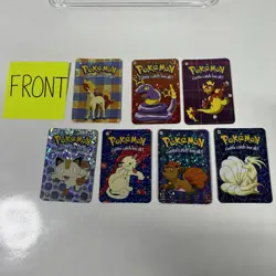 Pokemon Vintage Vending Machine Prism Pocket Monsters Holo Stickers LOT Of 7 - Image 1