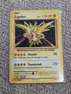 Zapdos - 42/108 - Holo Rare - XY Pokemon Evolutions - Image 1