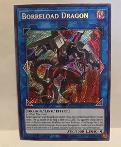 YUGIOH BORRELOAD DRAGON MP18 1ST EDITION SECRET LIGHT PLAYED - Image 2