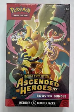 Pokemon TCG - Ascended Heroes Booster Bundle Factory Sealed New - Image 1