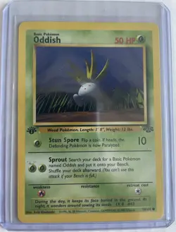 Pokemon TCG 1st Edition Jungle Oddish 58/64 NM - Image 3