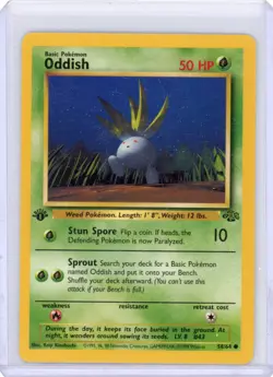 Oddish Jungle Common 1st Edition 58/64 Pokemon 1999 - Image 1