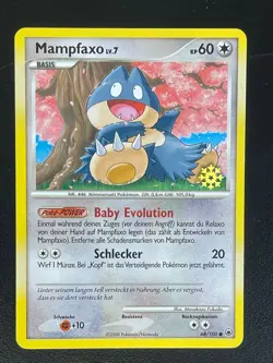 Mampfaxo 68/100 Majestatischer Morgen Stamp Deutsch Exc Pokemon - Image 1