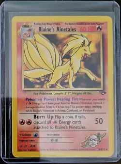 Pokemon TCG Blaine's Ninetales Gym Challenge 21/132 Unlimited Rare - Image 1