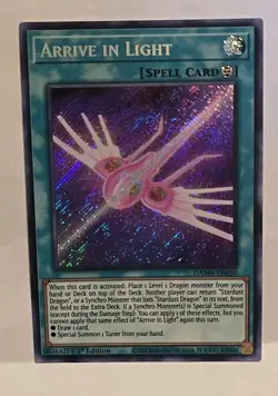 YUGIOH ARRIVE IN LIGHT DAMA 1ST EDITION SECRET LIGHT PLAYED - Image 3