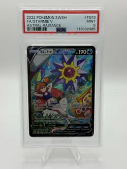 Pokemon TCG Starmie v Astral Radiance Holo Ultra Rare Full Art TG13/TG30 PSA 9 - Image 1