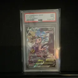 Pokemon Mew V Full Art Ultra Rare Holo 251/264 Fusion Strike PSA 9 2021 - Image 1
