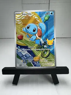 Squirtle Pokemon Mega Evolution Promo 039 Full Art Holo BSP First Partners - Image 1
