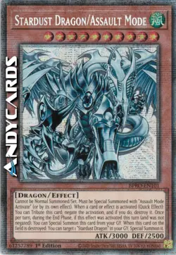 STARDUST DRAGON/ASSAULT MODE • Rara Starlight • BPRO EN101 • 1Ed • Yugioh! - Image 1