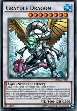 Yugioh Graydle Dragon DOCS-EN048 Super Rare NM - Image 1