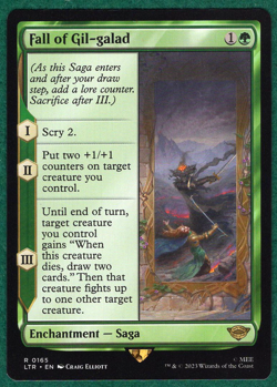 Fall Of Gil-Galad - The Lord of the Rings: Tales of Middle-Earth LTR #165 - Card - Image 1
