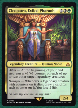 Cleopatra, Exiled Pharaoh - Universes Beyond: Assassin's Creed ACR #52 -MTG Card - Image 1