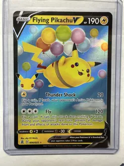 Pokemon Celebrations 25th Anniversary 5 Holo Pikachu Card Lot-Plus Mew. 6 Total - Image 2