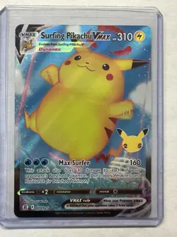 Pokemon Celebrations 25th Anniversary 5 Holo Pikachu Card Lot-Plus Mew. 6 Total - Image 3