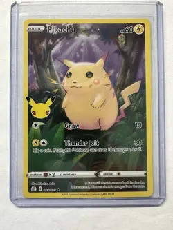 Pokemon Celebrations 25th Anniversary 5 Holo Pikachu Card Lot-Plus Mew. 6 Total - Image 5