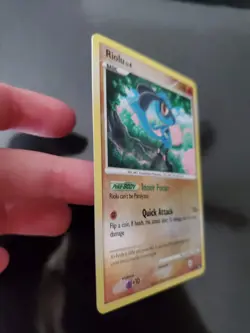 Riolu 16/17 Cracked Ice Reverse Holo Pokemon TCG POP Series 8 Card Very LP - Image 3