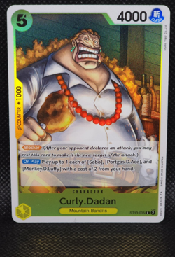One Piece Card Game The Three Brothers ST13-006 Curly Dadan Foil English - Image 1