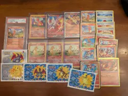 Pokemon Card Lot, Charmander 4 Grade 8 And Many More - Image 1