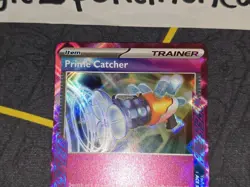 Prime Catcher Holo Rare Ace Spec Trainer Card SV Prismatic Evolutions 119/131 NM - Image 3