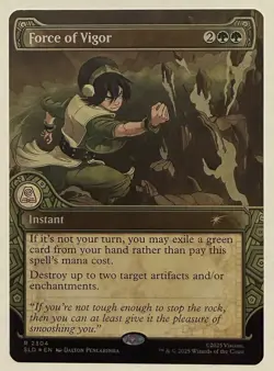 Force of Vigor Rainbow Foil - Secret Lair MTG - Image 1