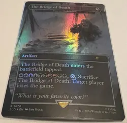 MTG 🌟FOIL Door to Nothingness The Bridge of Death Monty Python Secret Lair 🌟 - Image 1