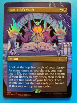 MTG 1x FOIL Lim-Dul's Vault 1996 Secret Lair Countdown Magic the Gathering x1 NM - Image 1