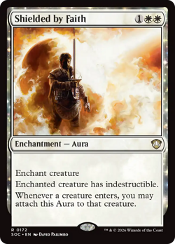 Shielded by Faith - 172 - SOC - Near Mint - MTG - Image 1
