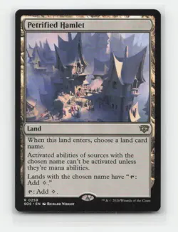 Petrified Hamlet 259 SOS Secrets of Strixhaven Magic MTG NM - Image 1