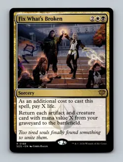 Fix What's Broken 0188 (R) MTG Secrets of Strixhaven (SOS) - Image 1