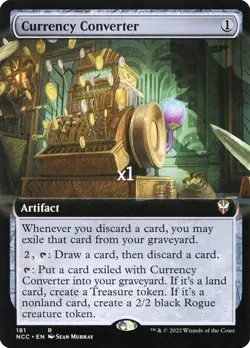 MTG Borderless Commander: Streets of New Capenna NCC Currency Converter MINT - Image 1