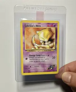 Sabrina’s Abra 91/137 (HP) Unlimited Common Gym Heroes 2000 WOTC Pokemon Card - Image 3