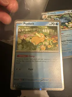 Psyduck 007 Golduck 008 Mega Evolution Black Star Promo - Pokemon TCG NM/M - Image 2