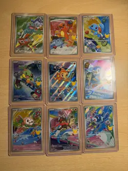 Pokemon TCG First Partner Illustration Collection 2026 Promos Full Set 9 Cards! - Image 1