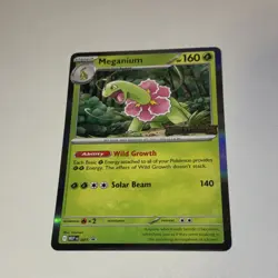 Meganium 001/Me Mega Evolution Promo Holo 160 HP Pokemon TCG Card English - Image 1