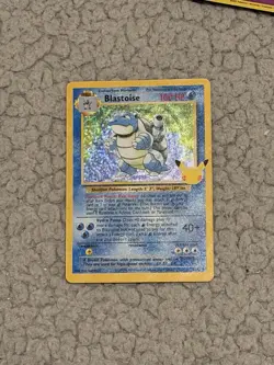 Pokemon Blastoise Holo Rare Celebrations 25th Anniversary Card - Image 1