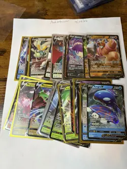 Pokemon TCG V Lot Holo 25 Card Lot English All NM Sleeved NM … - Image 1