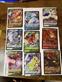Pokemon TCG V Lot Holo 25 Card Lot English All NM Sleeved NM … - Image 3