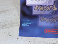 Vtg 1999 Pokemon Card Game Paper Play Mat from Subscriber Nintendo Power #128 - Image 3