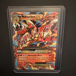 Pokemon TCG M Blaziken EX 210 HP XY86 Promo Holo Mega Evolution EX - Image 1