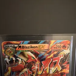 Pokemon TCG M Blaziken EX 210 HP XY86 Promo Holo Mega Evolution EX - Image 5