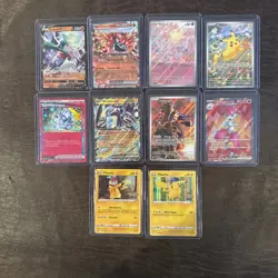 Pokemon Lot- Lot Of 10 Mixed Special Art And Pikachu Cards. Excellent Condition - Image 1
