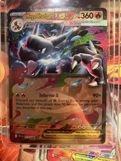Pokemon TCG: (2) Mega Charizard X ex 013/094 Me02: Phantasmal Flames Holo M/NM - Image 2