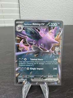 Pokemon TCG Team Rocket’s Nidoking ex SVP 217 Sv: Destined Rivals Promo NM - Image 1